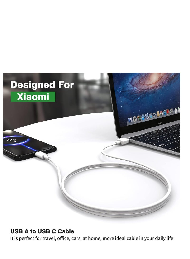 2Packs USB C Charge Turbo Cable for Redmi Note 14 13 13 Pro 12 11 Pro 11s 10 Pro,120W 3A Super Fast Charging Type C Cable for Xiaomi 15 14 14 Ultra 11 12T Pro 11T Pro 11T 12 Pro 13 Pro Pad 7 6 5 POC - Image 5