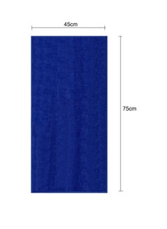 MAXQON Pack Of 4 - Hand Towel - 100% Cotton 600 GSM Medium Size (45x75cm) Highly Absorbent And Super Durable, Color Blue  - Image 5