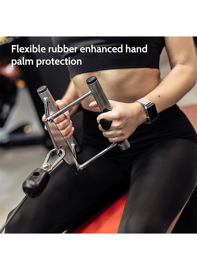 SOUTH MOON - 2 Pcs Weight Lifting Grips Pads, Rubber Ergonomics Anti-Slip Workout Grips, for Gym Training and Exercise Weight Lifting Dumbbell Deadlift Bar Pad Pull Up - Image 1