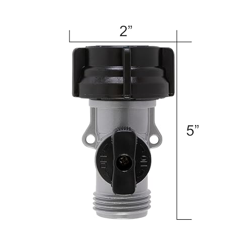 Gilmour Garden Hose Shut Off Valve, Durable Metal Full Flow Water Shut Off Valve - Image 5