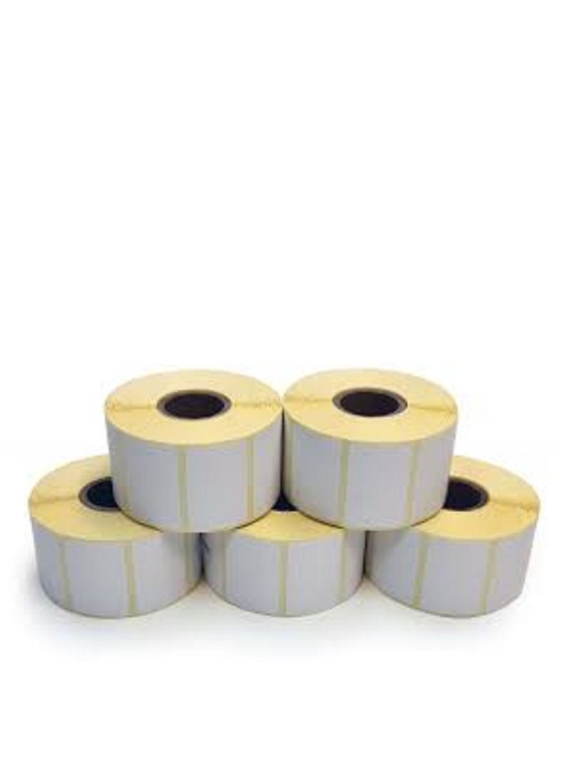 Generic 5 PIECE 38 * 25 THERMAL PAPER FOR BARCODE PRINTER  - Image 3