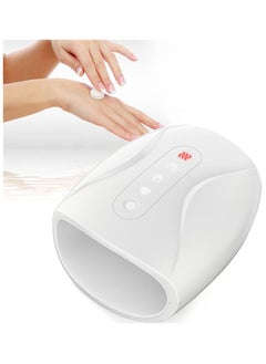 General Electric Hand Massager Machine Palm Finger Acupoint Wireless Massage With Air Pressure And Heat Compression For Pain Relief  - Image 1