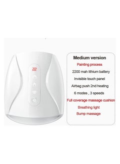 General Electric Hand Massager Machine Palm Finger Acupoint Wireless Massage With Air Pressure And Heat Compression For Pain Relief  - Image 2