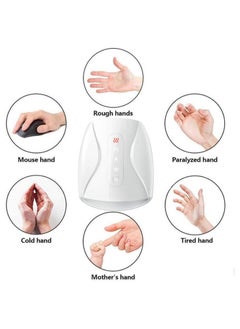 General Electric Hand Massager Machine Palm Finger Acupoint Wireless Massage With Air Pressure And Heat Compression For Pain Relief  - Image 5