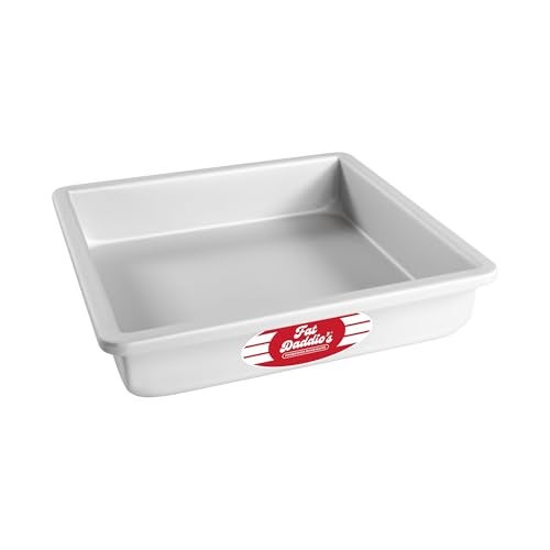 Fat Daddio's PSQ-992 Anodized Aluminum Square Cake Pan, 9 x 2 Inch - Image 1