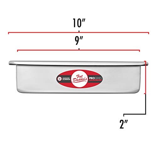 Fat Daddio's PSQ-992 Anodized Aluminum Square Cake Pan, 9 x 2 Inch - Image 2