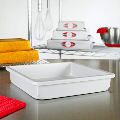 Fat Daddio's PSQ-992 Anodized Aluminum Square Cake Pan, 9 x 2 Inch - Image 4