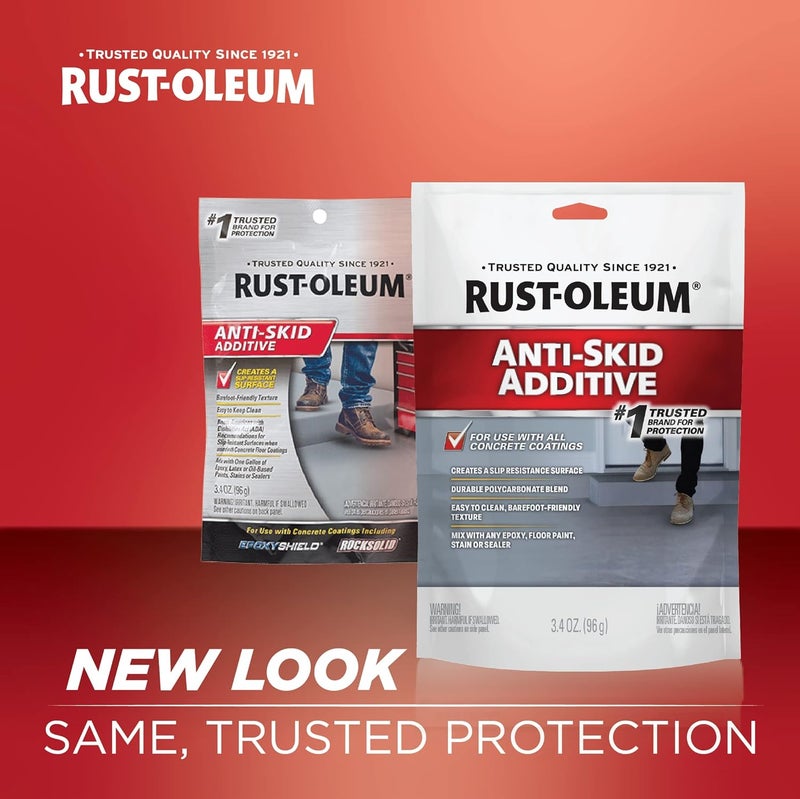 Rust-Oleum Anti Skid Additive - 3.4 Ounce Slip Resistance Solution for Concrete Coatings - Image 2