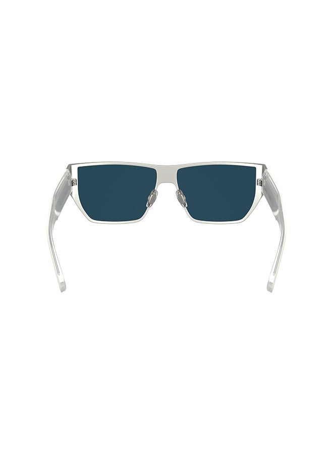 CALVIN KLEIN Full Rim Metal Calvin Klein Sun Ck25102S 5915 (045) Matte Silver - Image 3
