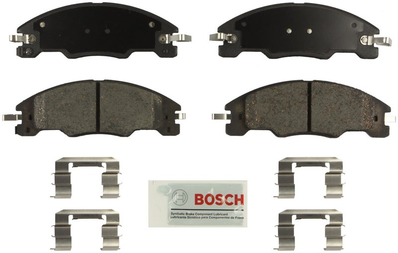BOSCH BE1339H Blue Ceramic Disc Brake Pad Set With Hardware - Compatible With Select Ford Focus; FRONT - Image 2