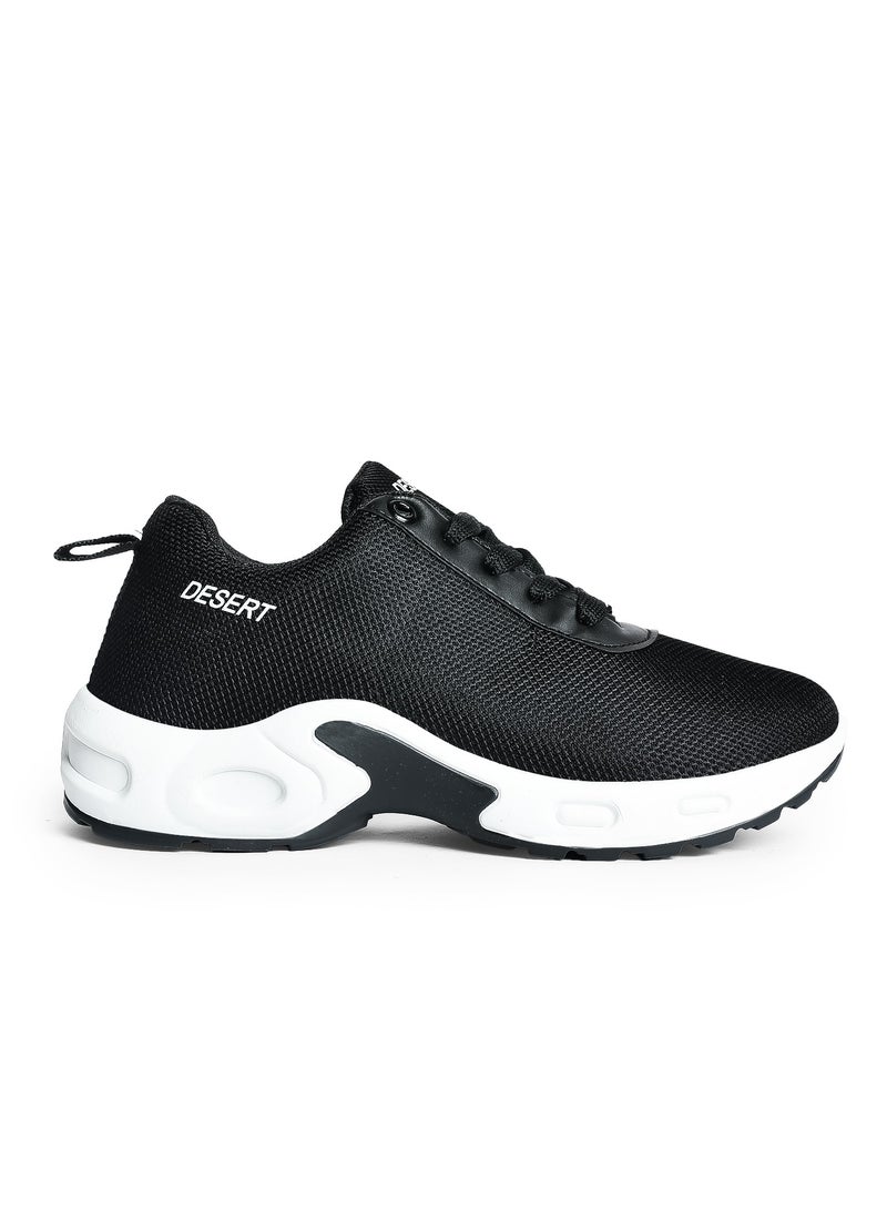 Desert Sportive Canvas Lace-up Sneakers For Men - Image 1