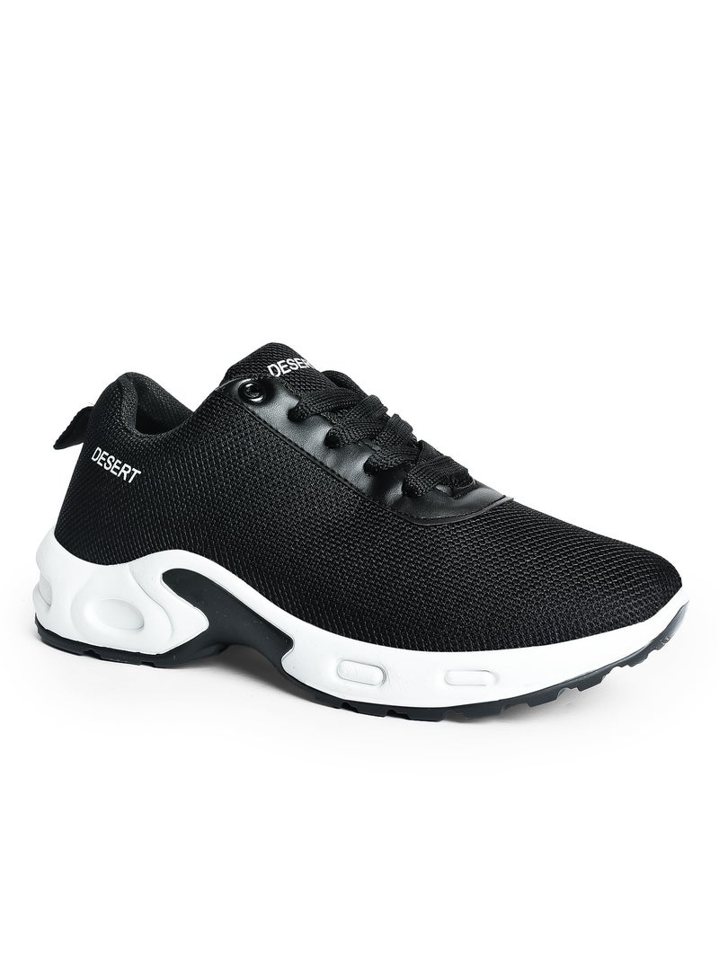 Desert Sportive Canvas Lace-up Sneakers For Men - Image 2