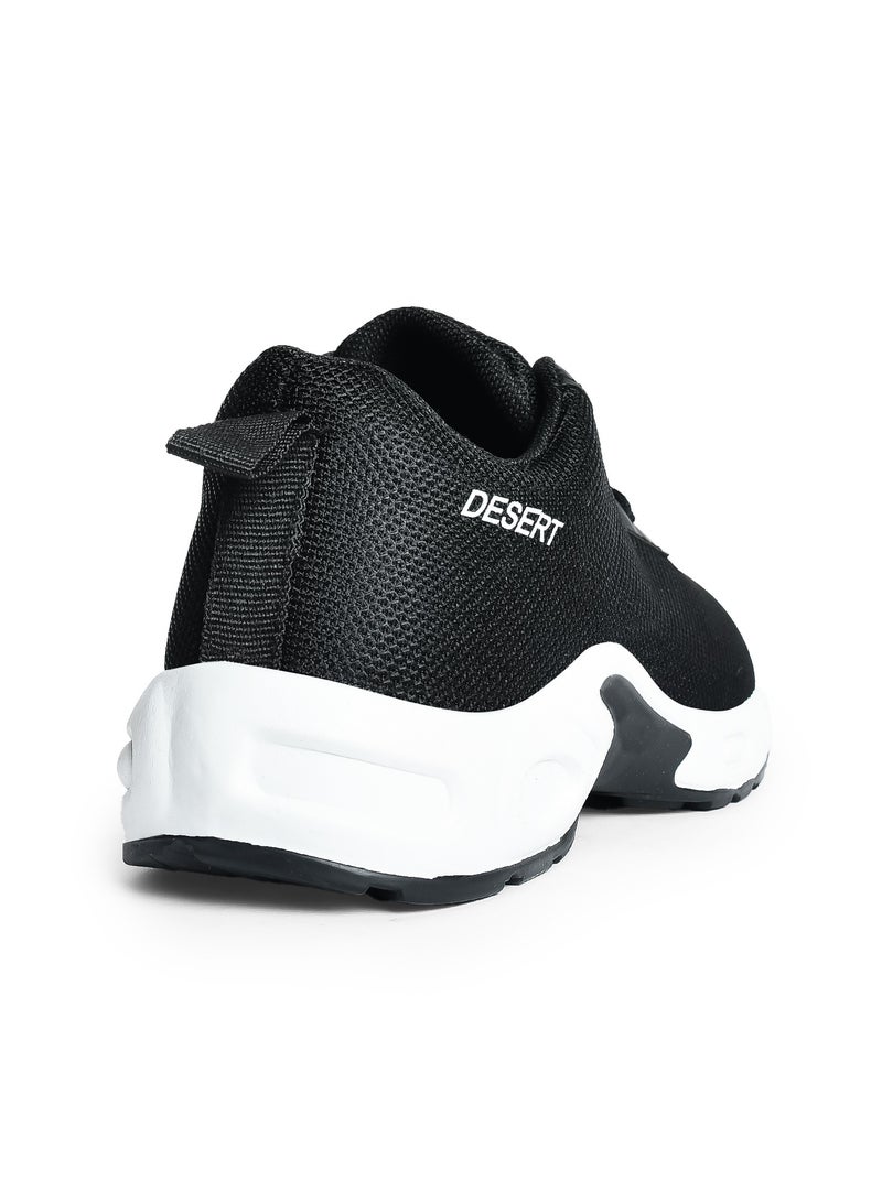 Desert Sportive Canvas Lace-up Sneakers For Men - Image 3