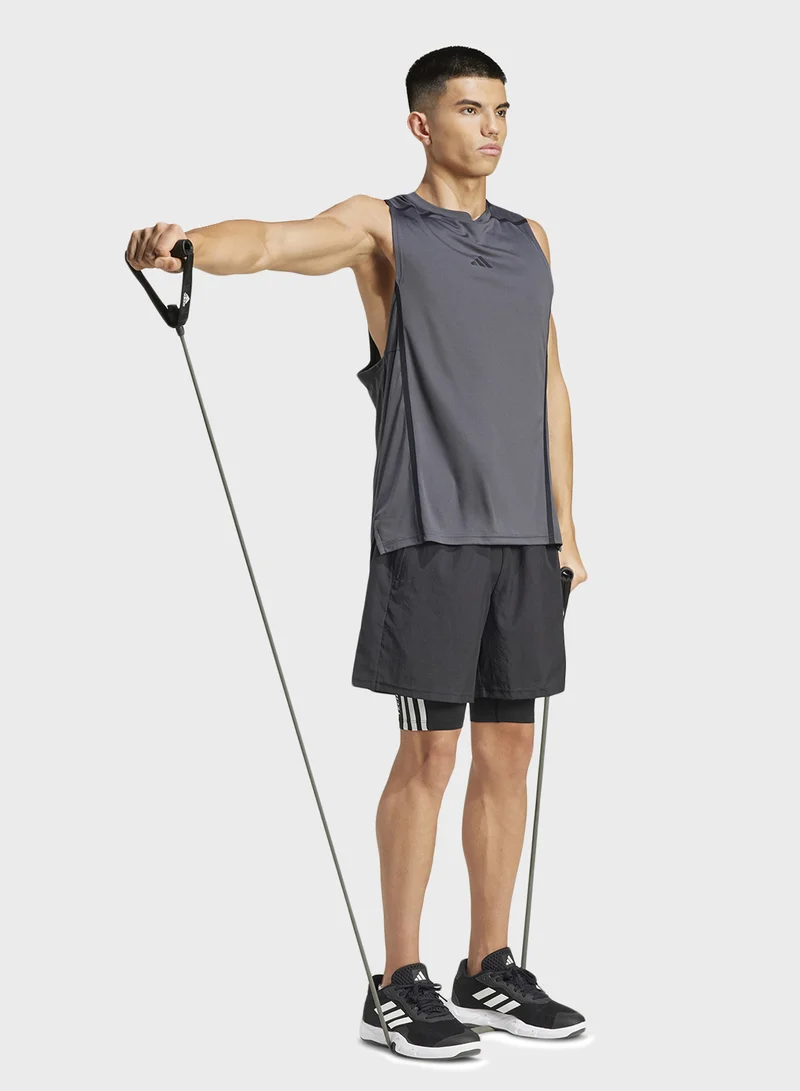Adidas Techfit Compression 3 Stripe Shorts