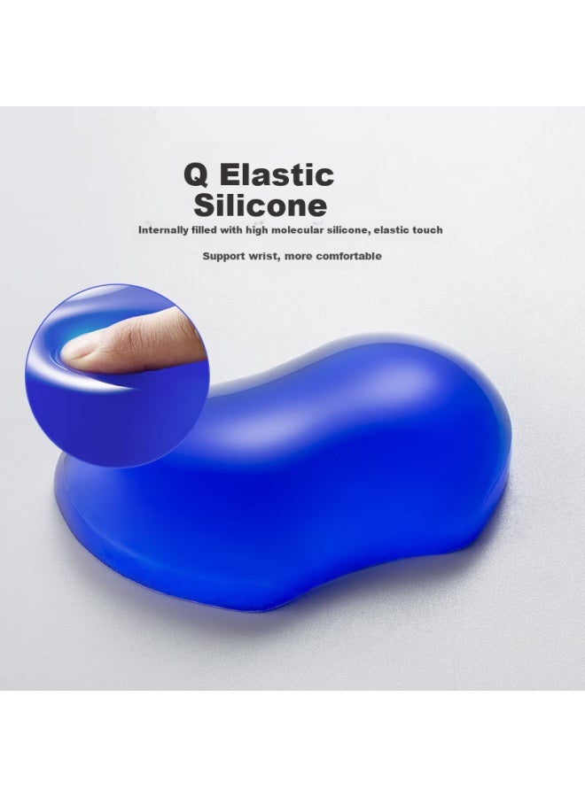 Womt Mouse Hand Rest Small Size Notebook Computer Wrist Rest Mouse Pad Wrist Support Silicone Wrist Rest Office Gaming Home Use Bowl Rest Men Women - Image 3