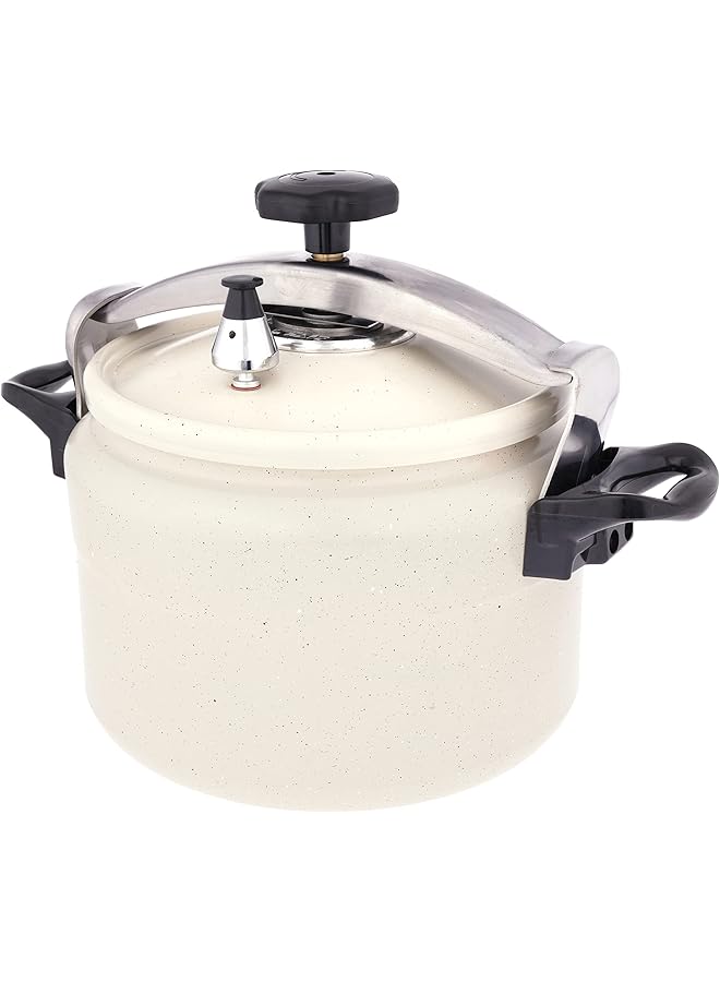 Alsaif Aluminum Granite Pressure Cooker Size 11 Liter Color Pearl White Model K98011 Pw 5 Years Warranty  - Image 1