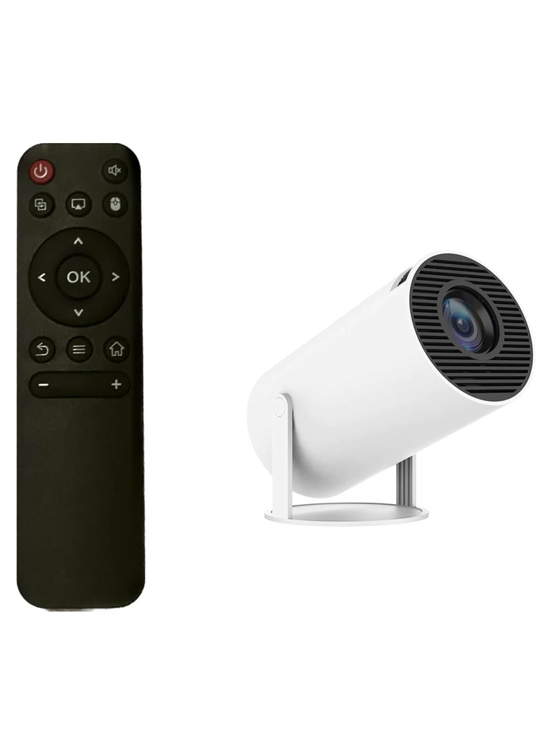 Yameem Mini Projector 4K 1080P Support Portable Projector WiFi6 BT 5.0 Android 12 Smart Projector Auto Horizontal Correction 180°Rotatable Outdoor Movie Projector Compatible with Phone - Image 1