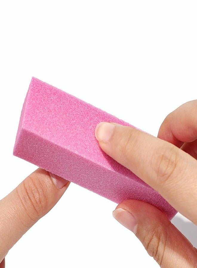 lasenersm 20 Pieces Nail Buffer Block 4 Sided Nail Sanding Buffer Nail Buffing Block Nail Polish Buffer Block Manicure Buffer Block Nail Buffer Sanding Block for Natural and Acrylic Nail, Pink - Image 3