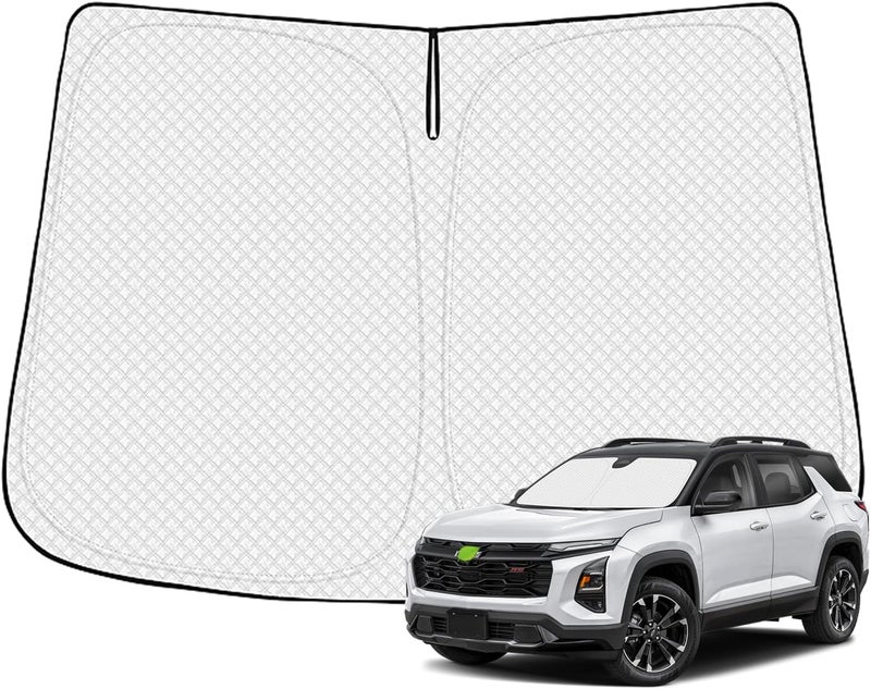 Canvcle غطاء واقي من أشعة الشمس من Canvcle لسيارة Hyundai Ioniq للأعوام 2022-2025، مكون من طبقتين، يحمي الزجاج الأمامي من أشعة الشمس ويحافظ على برودة السيارة. - Image 1