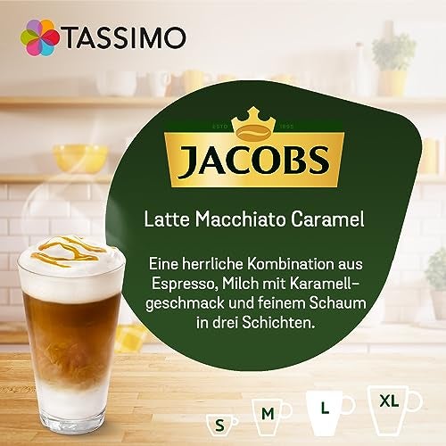 Tassimo Jacobs Latte Macchiato caramel, 5er Pack (5 x 268 g) - Image 2