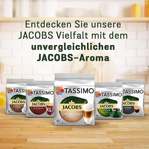 Tassimo Jacobs Latte Macchiato caramel, 5er Pack (5 x 268 g) - Image 5