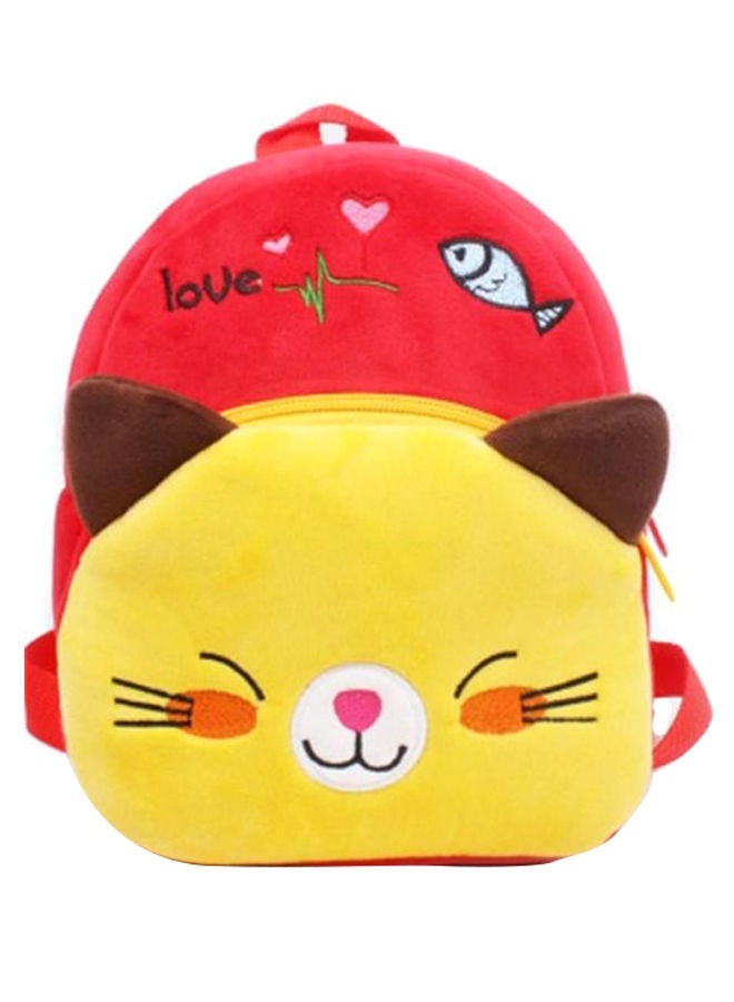 NIBEMINENT 3D Cute Cat Pattern Pre School Plush Backpack 23 x 21centimeter  - Image 2