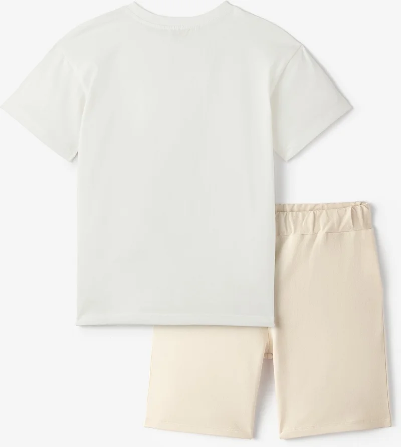 جون Girls Tshirt Shorts 2 Piece Set