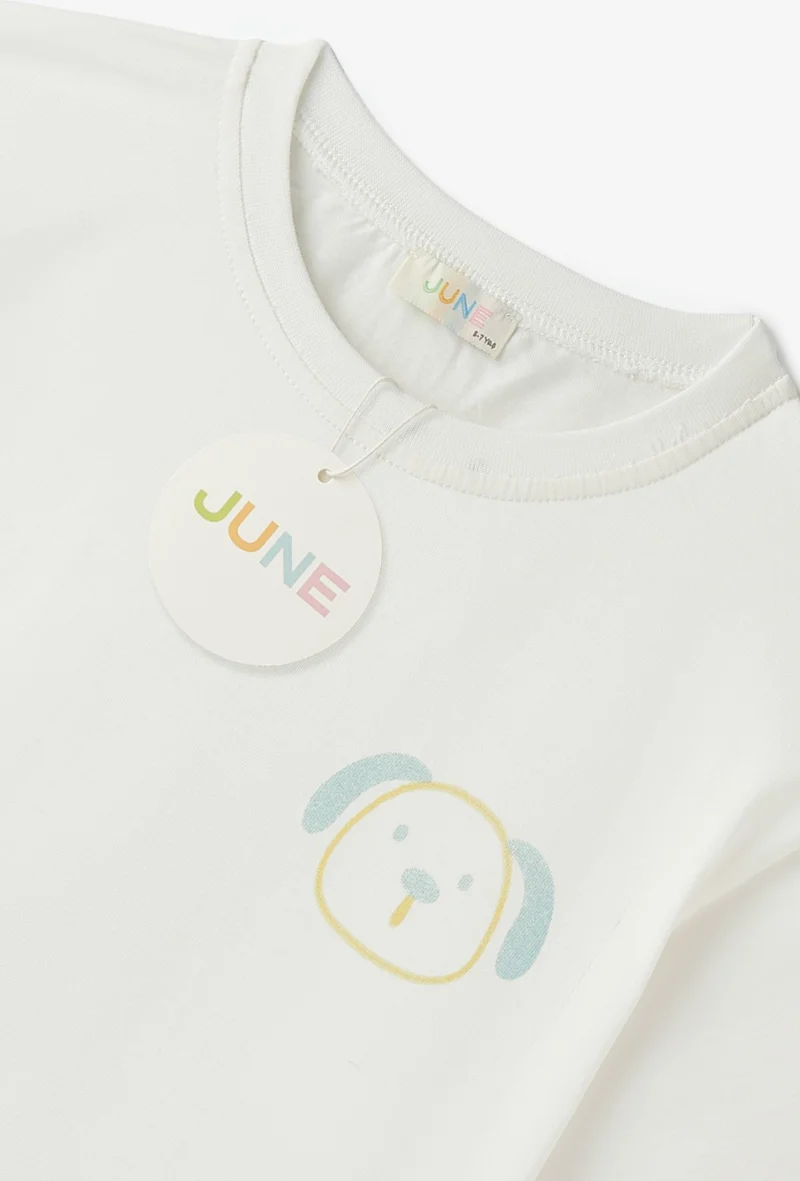 جون Girls Tshirt Shorts 2 Piece Set