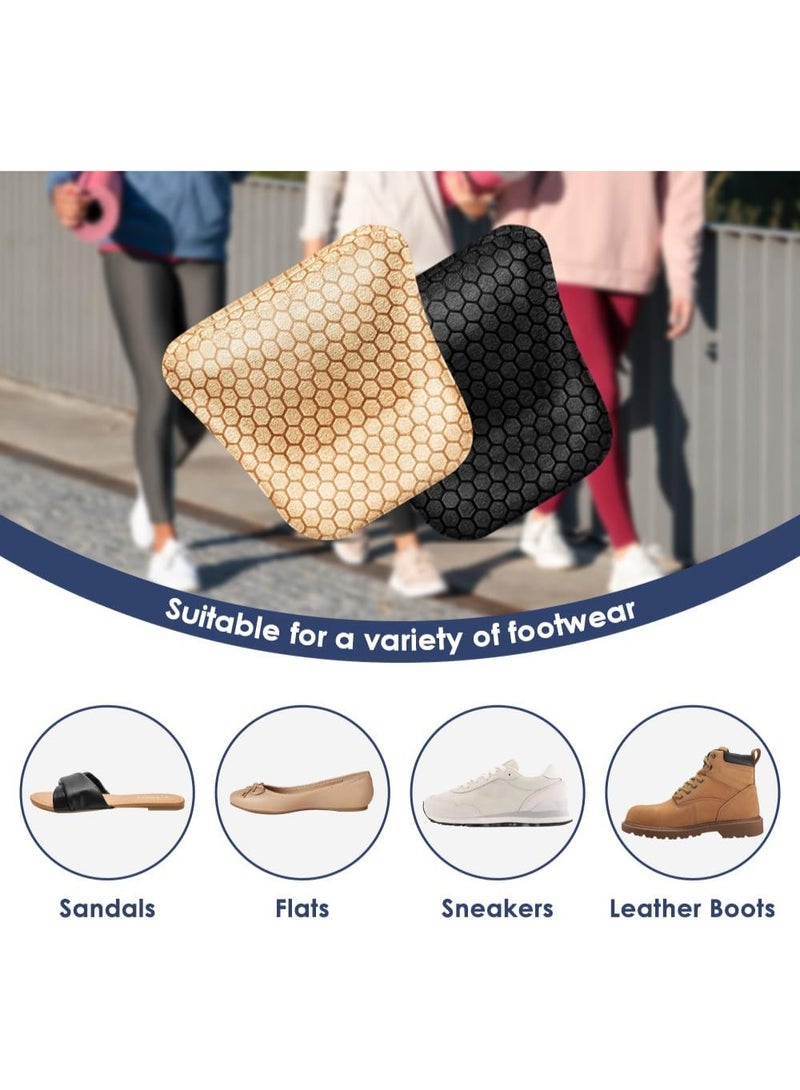 Bukela Arch Support Inserts for Flat Feet & Plantar Fasciitis, Gel Arch Cushions for Foot Pain & Pressure Relief, Non-Slip Adhesive Pads for Women and Men (Black, High) - Image 4