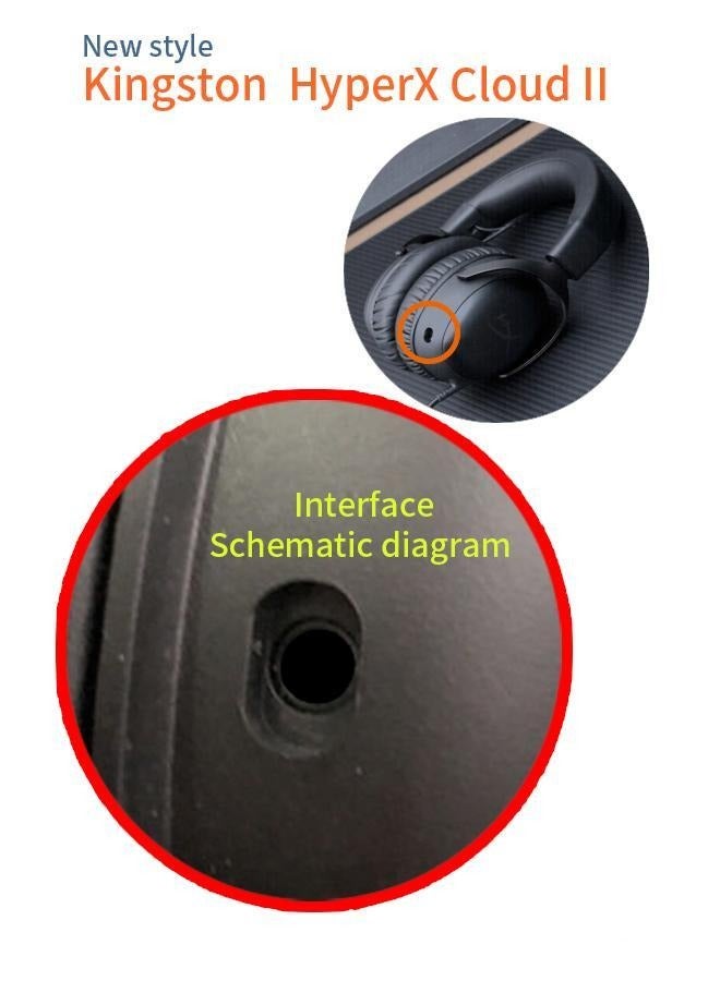 Replacement Game microphone suitable for Kingston HyperX Cloud 2 II Cloud Core Cloud Pro CloudX, Xbox One, Nintendo Switch, PS4, Computer PC, Gaming Headsets. - Image 5