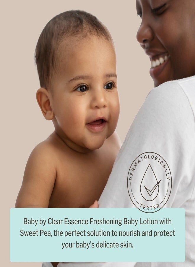 Clear Essence Baby Lotion With Sweet Pea - 8Oz | Baby Skin Care Lotion for Kids - Nourishing Baby Daily Moisturizer for Smooth Skin - Suitable for All Types of Skin - Dermatologist Tested - Image 5