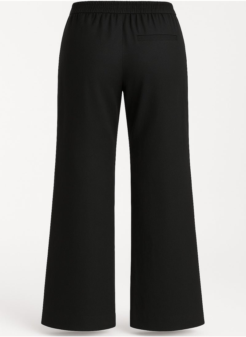 Soft Steps - Soft Steps Women's Linen Black Pants Size XL - Image 1