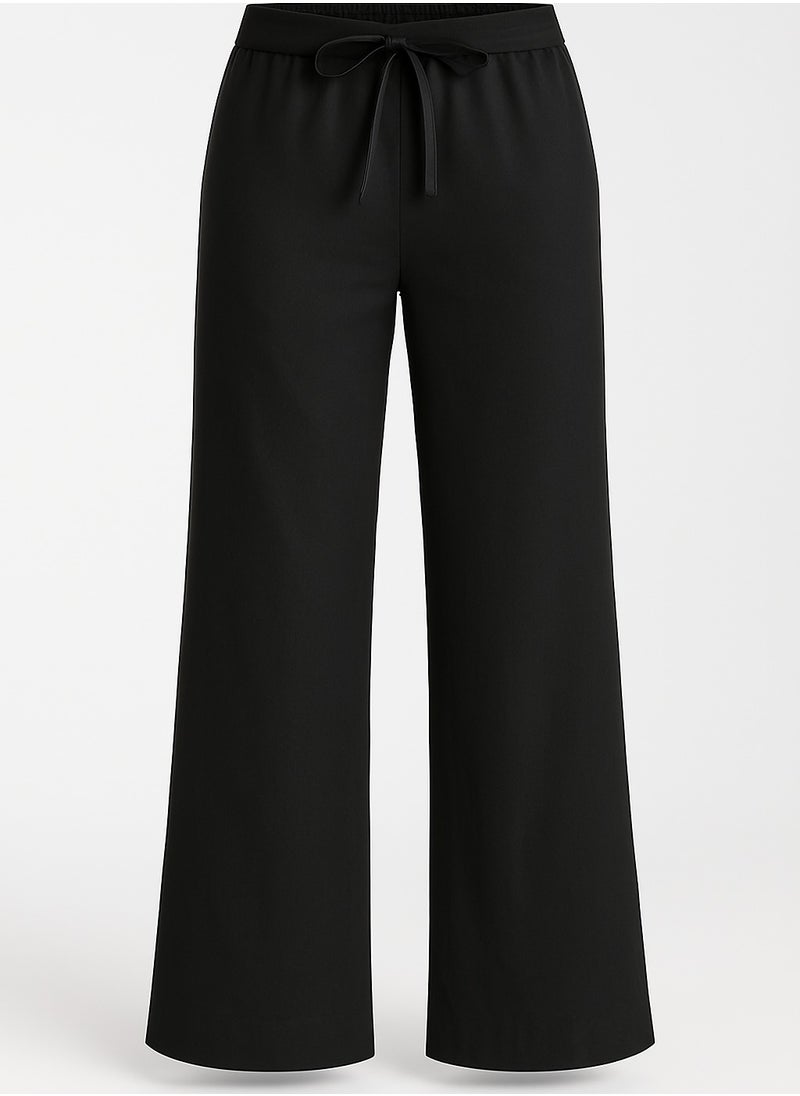 Soft Steps - Soft Steps Women's Linen Black Pants Size XL - Image 1