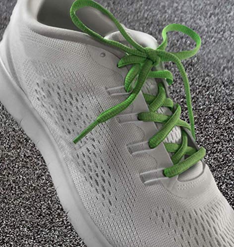 Lace Kings Oval Shoelaces (Lime Green - 49in) - Image 3