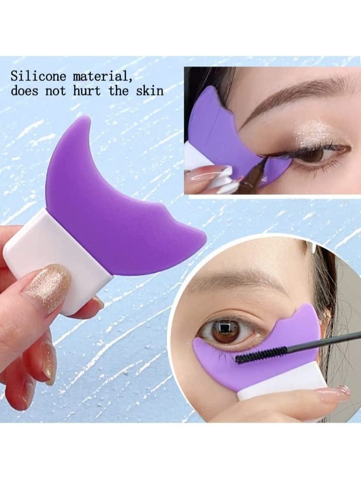 Y&D Eye Makeup Tool, Eyelash Eyeshadow Silicone Auxiliary Protection Reusable Prevent Soiling Tool Suitable for Professional Artists Beginners 3 Pcs  - Image 4