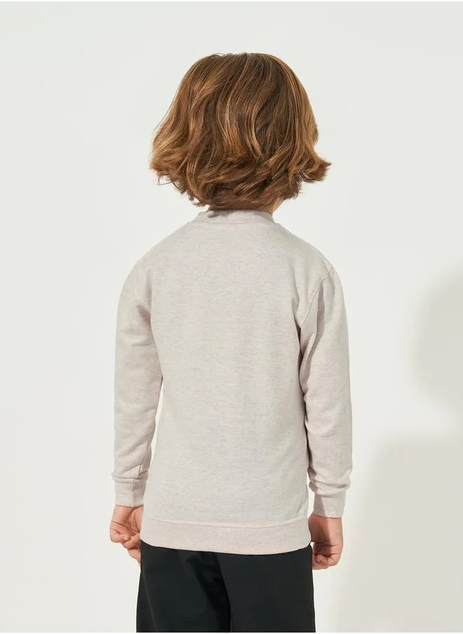 Styli Bear Graphic Print Sweatshirt