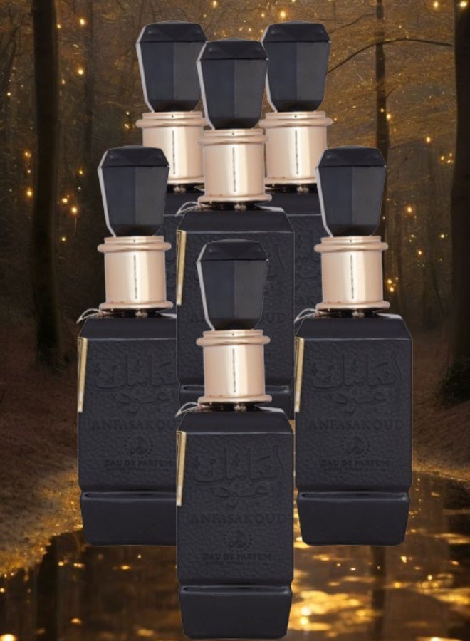 الفخر 6 قطع عطر انفاسك عود 100مل - Image 1