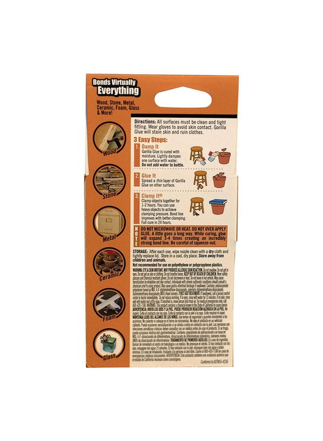 Gorilla Waterproof Solvent-Free Multi-Purpose Original Glue Brown 59ml - Image 3