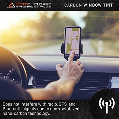 MotoShield Pro DIY-MotoShield Pro Premium Carbon Tint (50% VLT) 24” in x 5’ ft Roll | Professional Window Film for Auto, Reduce Infrared Heat & Block UV by 99% - Image 4