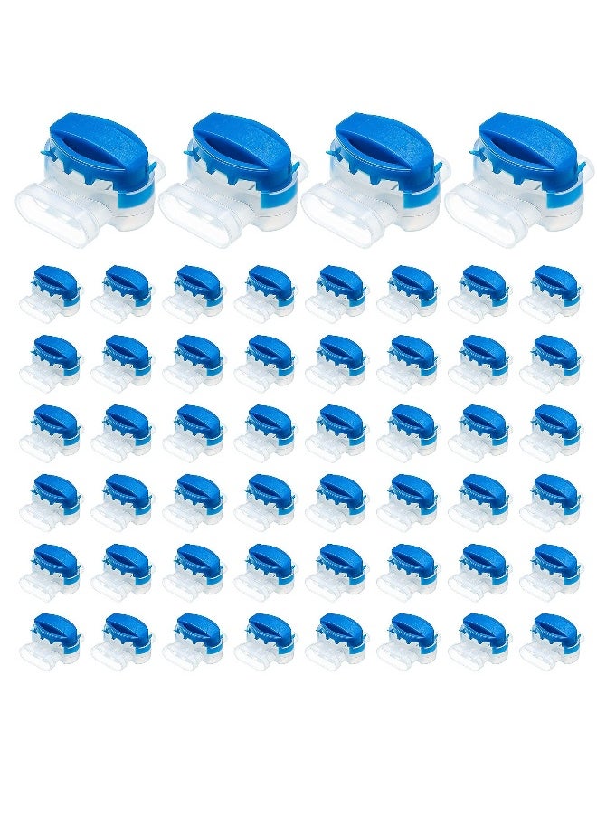 Generic 3 Way Wire Connector Locking Wire Connector Electrical, Moisture Resistant Flame Retardant Nylon Insulated Connector, For 22 14 AWG, Cable Robot Mower Irrigation Applications (60 Count)  - Image 1