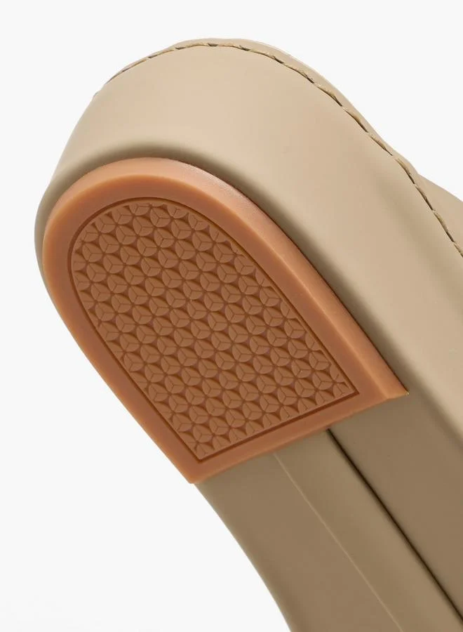 DUCHINI CREAM Men Panelled Comfort Sandals Ramadan Collections for Men | Best Price UAE