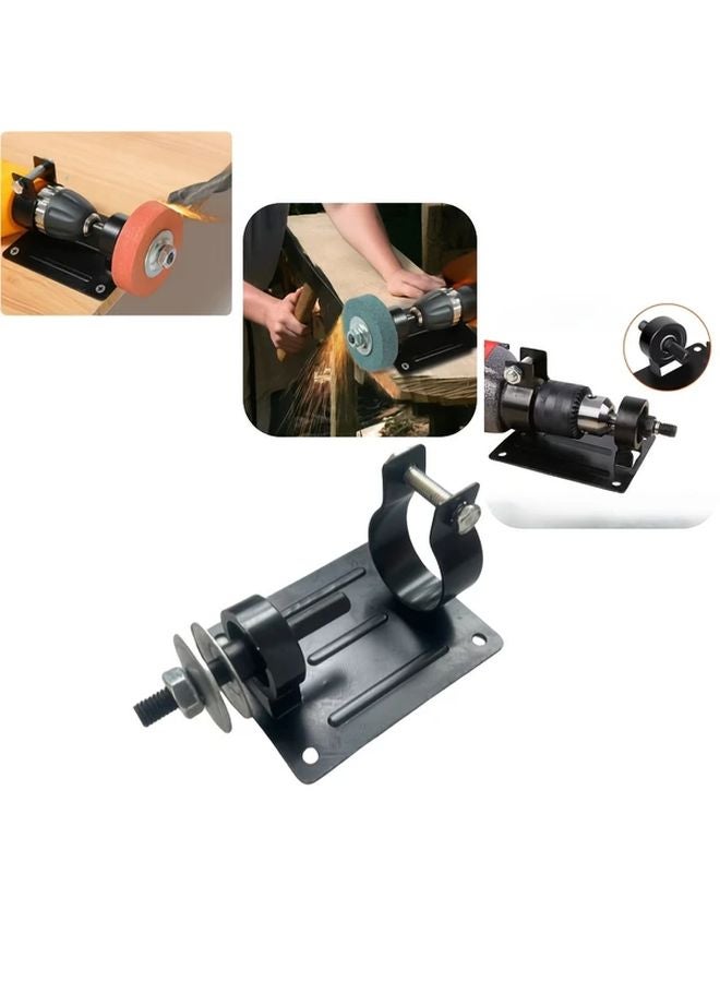 Black Bracket Adjustable Angle Converter For Angle Grinders Durable Metal Polishing Tool - Image 5