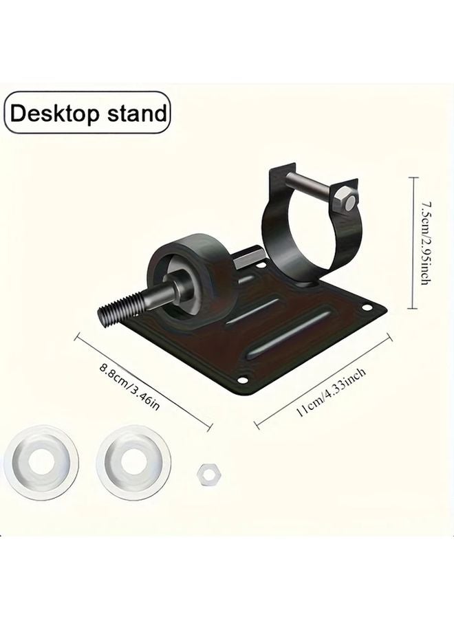 Black Bracket Adjustable Angle Converter For Angle Grinders Durable Metal Polishing Tool - Image 3