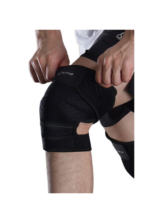 Yanmao Sports Knee Pads, Warm, For Running, Men'S Basketball, Women'S Cycling, Joint Protection, Knee Guards, Cycling, One Pair - Image 1