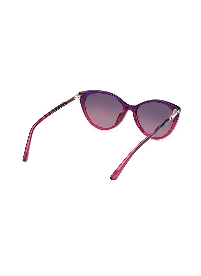 GUESS - Girls UV Protection Cat Eye Shape Sunglasses - GU924077B48 - Lens Size: 48 Mm - Image 1
