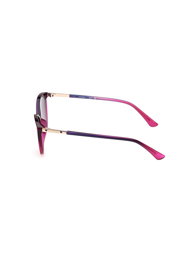 GUESS - Girls UV Protection Cat Eye Shape Sunglasses - GU924077B48 - Lens Size: 48 Mm - Image 1