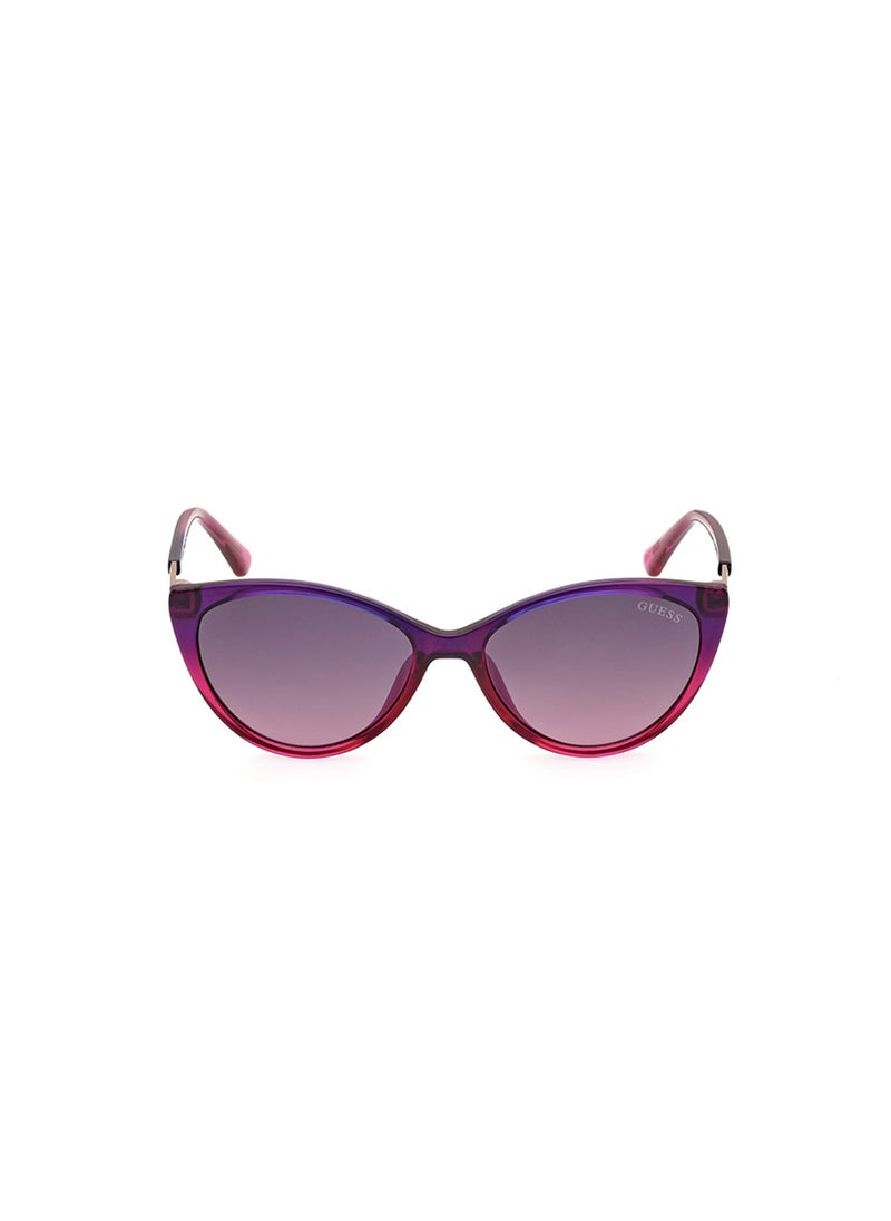 GUESS - Girls UV Protection Cat Eye Shape Sunglasses - GU924077B48 - Lens Size: 48 Mm - Image 1