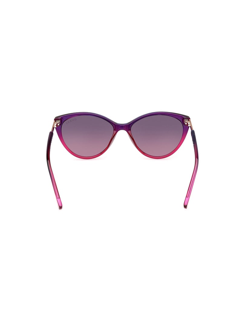 GUESS - Girls UV Protection Cat Eye Shape Sunglasses - GU924077B48 - Lens Size: 48 Mm - Image 1