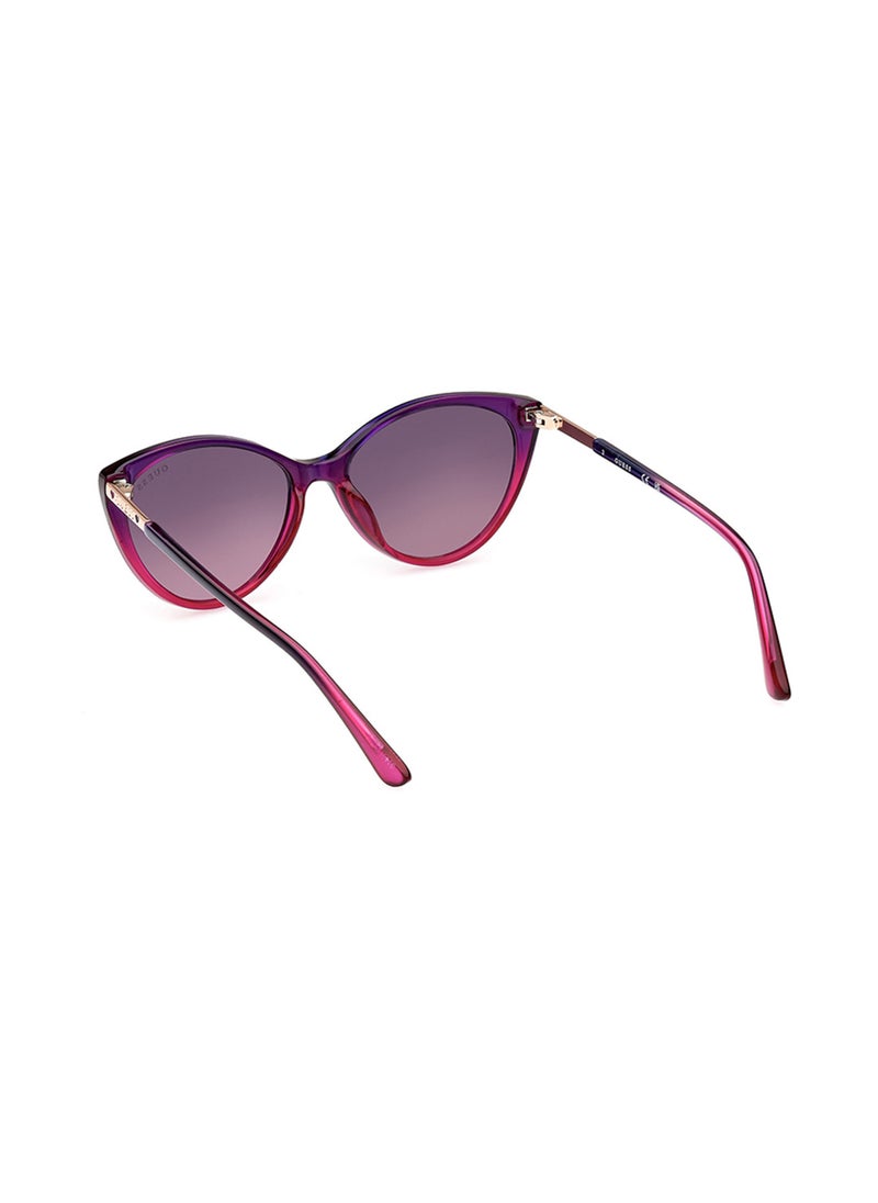GUESS - Girls UV Protection Cat Eye Shape Sunglasses - GU924077B48 - Lens Size: 48 Mm - Image 1
