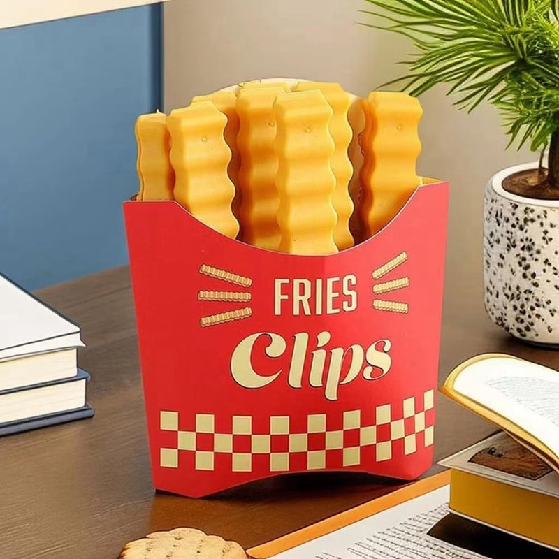 Potato Shaped Bag Sealing Clips 12 Pieces With Magnetic Holder - Image 3